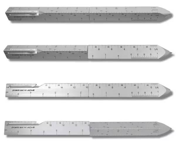 鋁合金三角尺筆設計